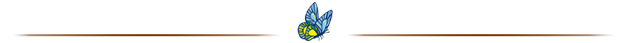 Trennlinie mit Schmetterling